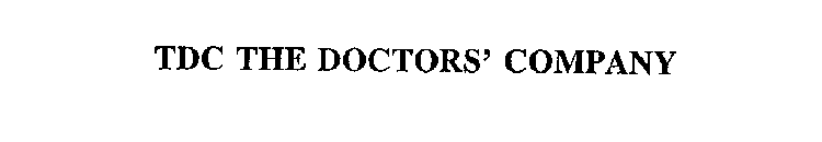 TDC THE DOCTORS' COMPANY