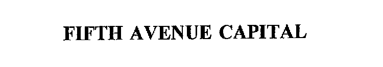FIFTH AVENUE CAPITAL