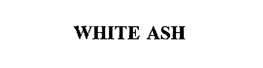 WHITE ASH