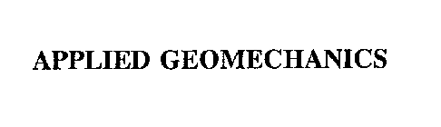 APPLIED GEOMECHANICS