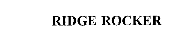 RIDGE ROCKER