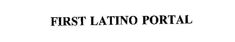 FIRST LATINO PORTAL