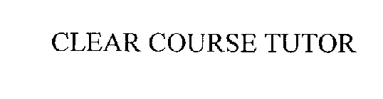CLEAR COURSE TUTOR