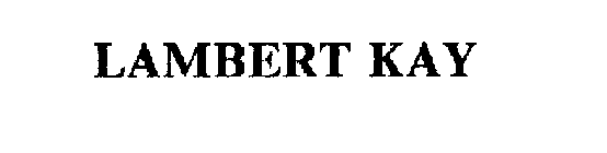 LAMBERT KAY