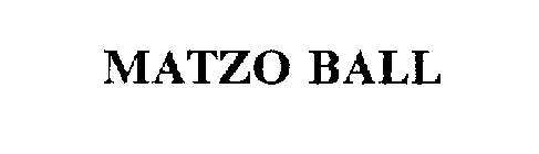 MATZO BALL