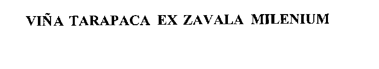 VINA TARAPACA EX ZAVALA MILENIUM