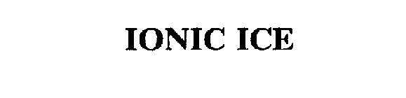 IONIC ICE