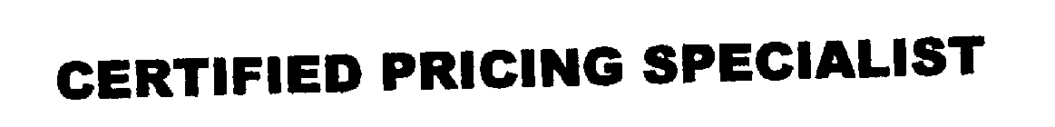 CERTIFIED PRICING SPECIALIST