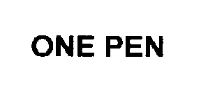 ONE PEN