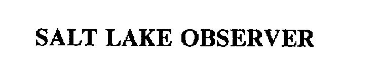SALT LAKE OBSERVER