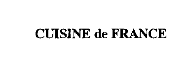 CUISINE DE FRANCE