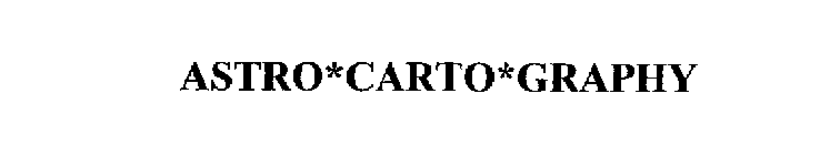 ASTRO*CARTO*GRAPHY
