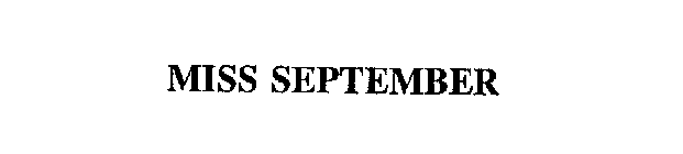 MISS SEPTEMBER