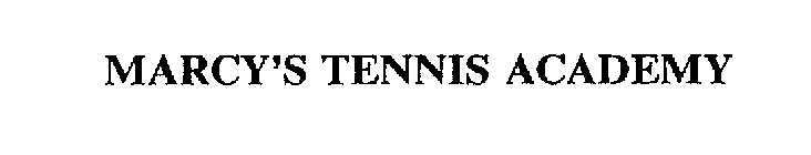 MARCY'S TENNIS ACADEMY