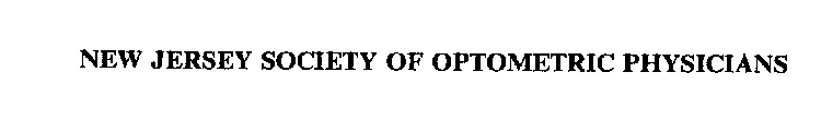 NEW JERSEY SOCIETY OF OPTOMETRIC PHYSICIANS