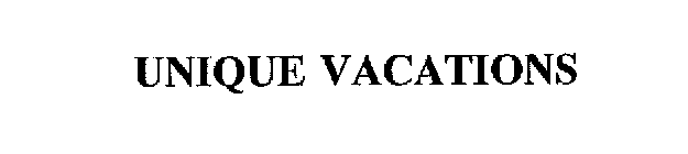 UNIQUE VACATIONS