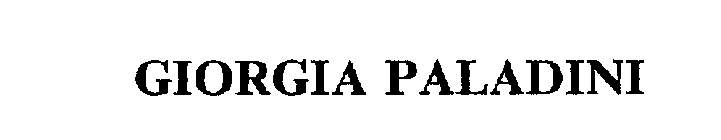 GIORGIA PALADINI