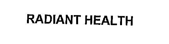 RADIANT HEALTH