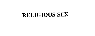 RELIGIOUS SEX