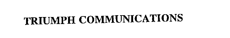 TRIUMPH COMMUNICATIONS