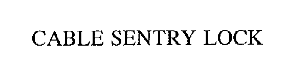CABLE SENTRY LOCK