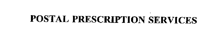 POSTAL PRESCRIPTION SERVICES