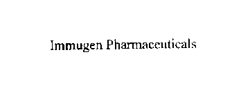 IMMUGEN PHARMACEUTICALS