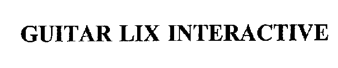 GUITAR LIX INTERACTIVE