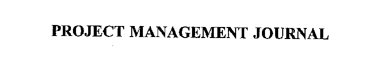 PROJECT MANAGEMENT JOURNAL