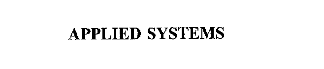 APPLIED SYSTEMS