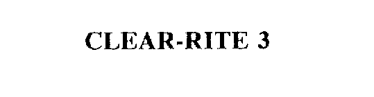 CLEAR-RITE 3