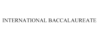 INTERNATIONAL BACCALAUREATE