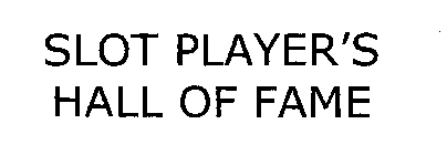 SLOT PLAYER'S HALL OF FAME