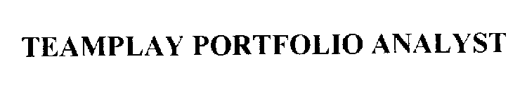 TEAMPLAY PORTFOLIO ANALYST
