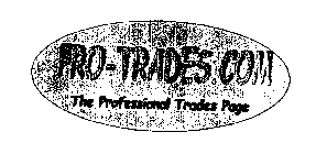 PRO-TRADES.COM THE PROFESSIONAL TRADES PAGE