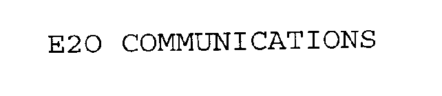 E2O COMMUNICATIONS
