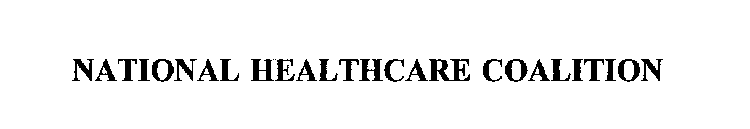 NATIONAL HEALTHCARE COALITION