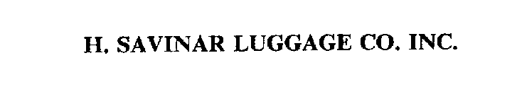 H. SAVINAR LUGGAGE CO. INC.
