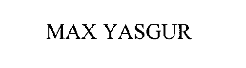 MAX YASGUR