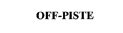 OFF-PISTE