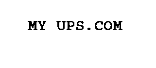 MY UPS.COM