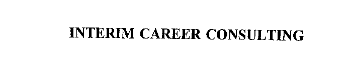 INTERIM CAREER CONSULTING