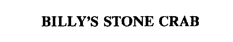 BILLY'S STONE CRAB