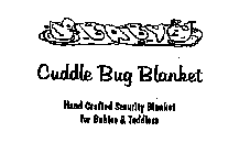 BABY CUDDLE BUG BLANKET HAND CRAFTED SECURITY BLANKET FOR BABIES & TODDLERS