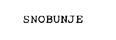SNOBUNJE