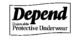 DEPEND DISPOSABLE PROTECTIVE UNDERWEAR