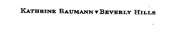 KATHRINE BAUMANN BEVERLY HILLS