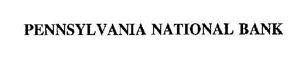PENNSYLVANIA NATIONAL BANK