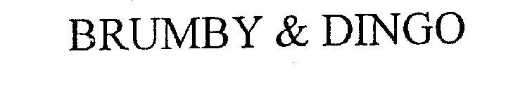 BRUMBY & DINGO