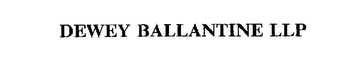 DEWEY BALLANTINE LLP